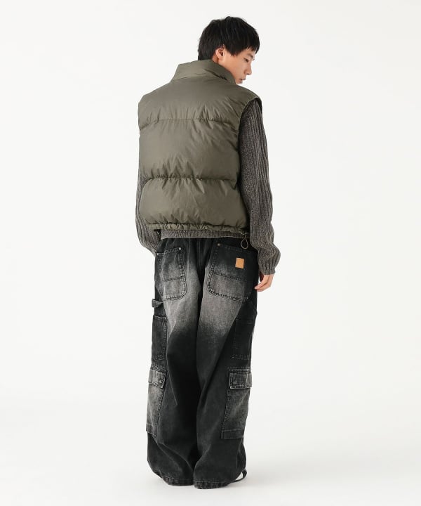 BEAMS（ビームス）ワイドストレート ダック ダブルニー カーゴパンツ