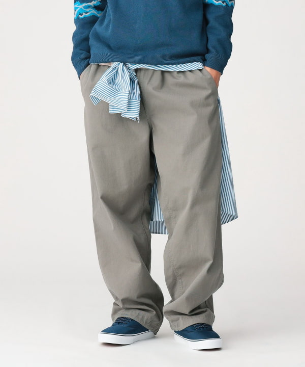 Basic Twill Easy Pants Model：179cm Size：L