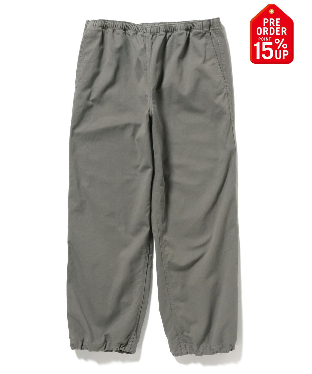 【+15%ポイントUP】ベーシック ツイル イージーパンツ パンツ MEN SAGE S 【+15%ポイントUP】ベーシック ツイル イージーパンツ パンツ MEN SAGE S