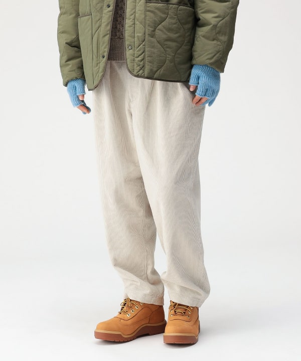 BEAMS（ビームス）ワイドテーパード ウェービング コーデュロイパンツ