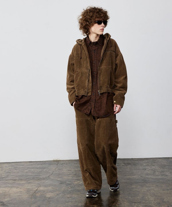 BEAMS（ビームス）ワイドストレート ダブル二ー コーデュロイ ワーク