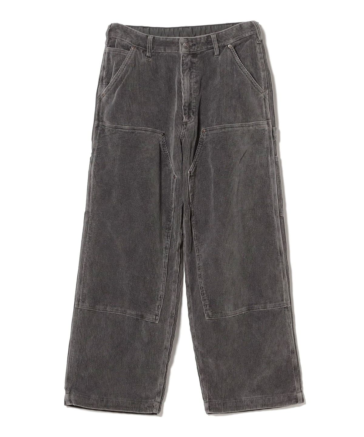 ダブル二ー コーデュロイ ワークパンツ パンツ MEN CHARCOAL GRAY S ダブル二ー コーデュロイ ワークパンツ パンツ MEN CHARCOAL GRAY S