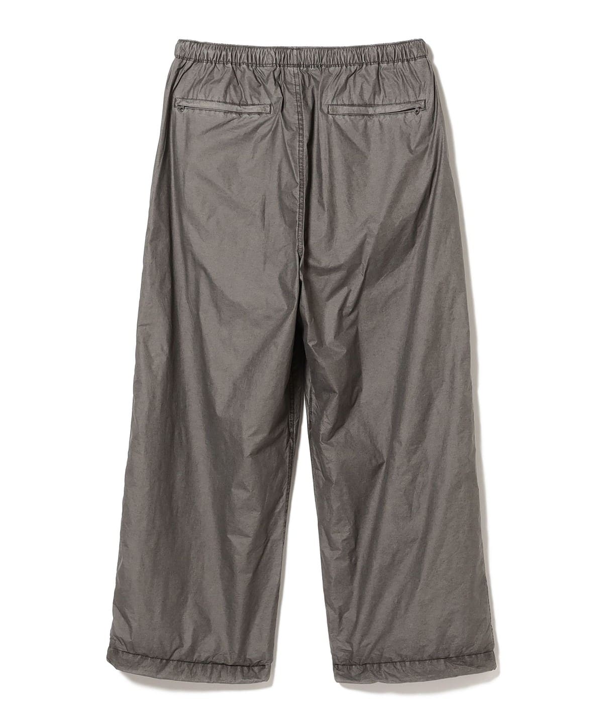 BEAMS（ビームス）ワイドストレートフィット ナイロン イージーパンツ