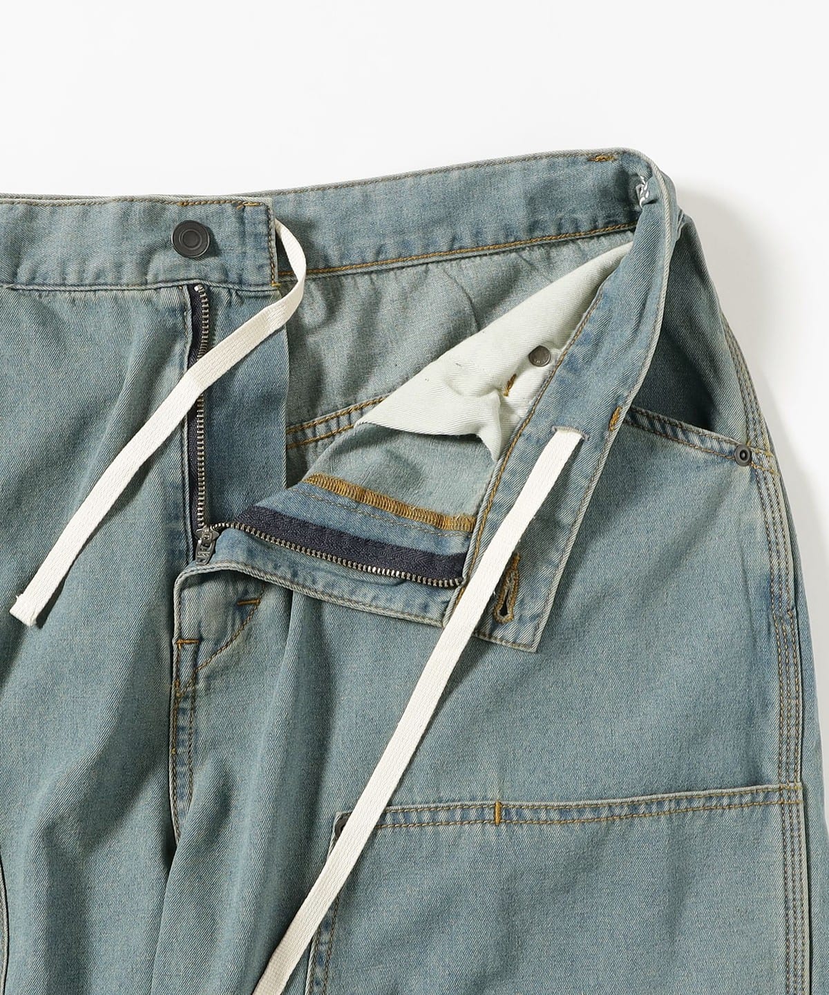 BEAMS（ビームス）NULL TOKYO / W-KNEE LONG（パンツ デニムパンツ  