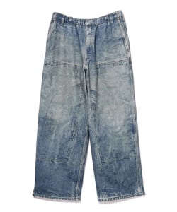 Mock Print Double Knee Sweat Pants