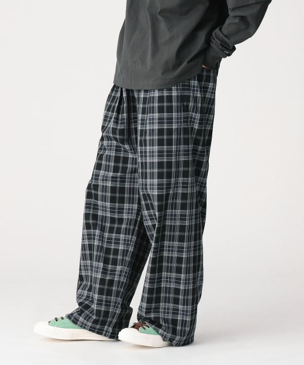 パンツ comoli beams Black Watch check woolpants BEAMS PLUS（ビームス プラス）【別注】KENNETH FIELD / Gurkha