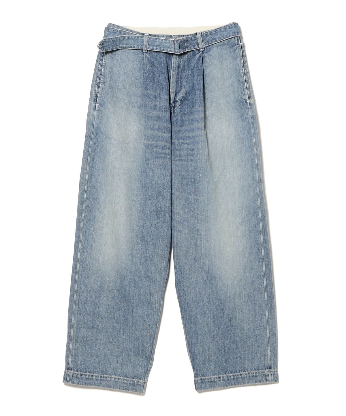 Graphpaper グラフペーパー / Selvage Denim Belted Pants パンツ MEN INDIGO_LIGHT FADE 2 Graphpaper グラフペーパー / Selvage Denim Belted Pants パンツ MEN INDIGO_LIGHT FADE 2