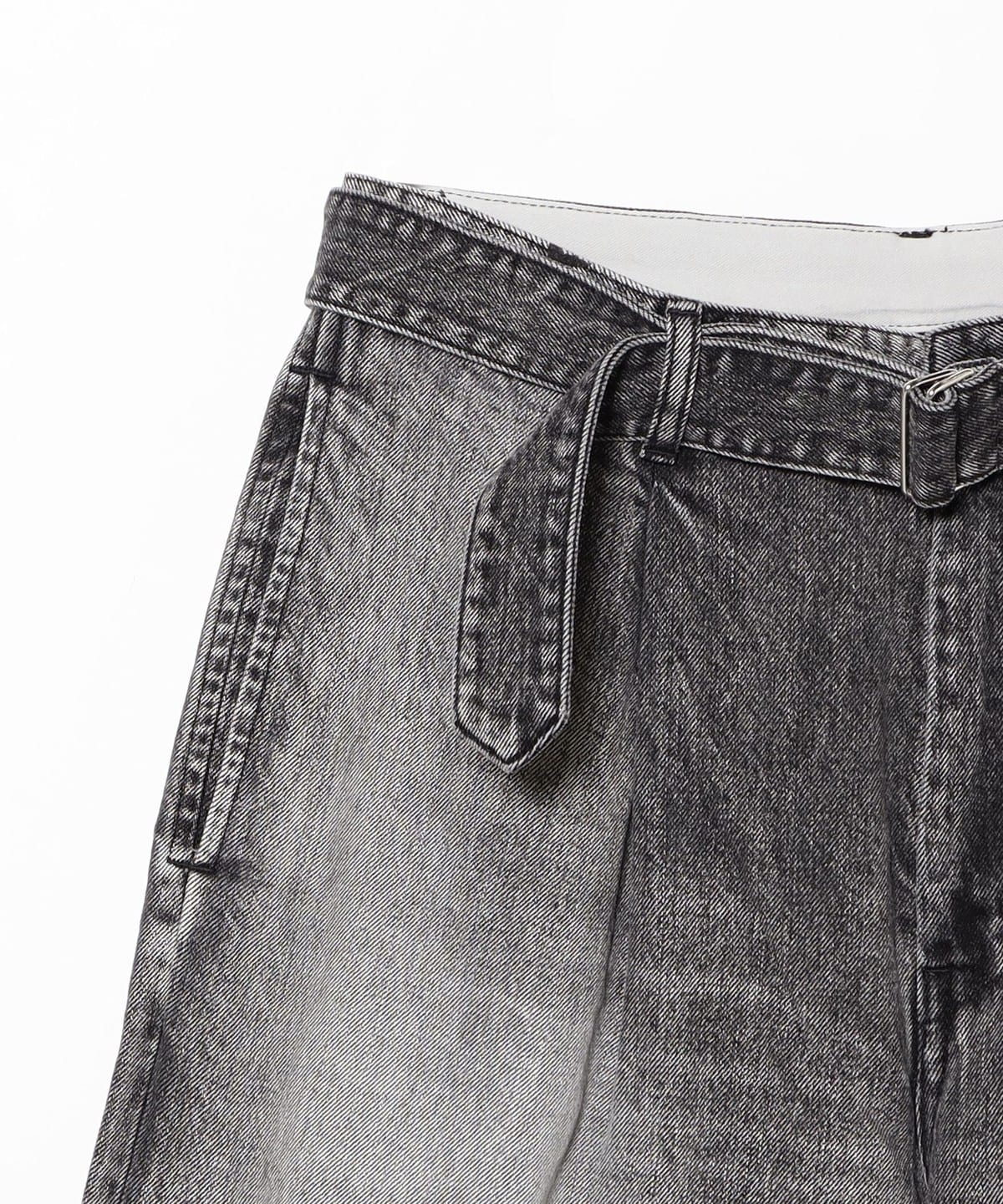 パンツ デニム ジーンズ BELTED DENIM PA LE DE NIMES CARACO