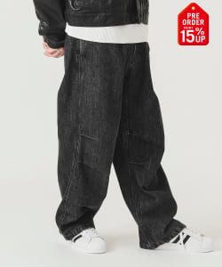 【+15%ポイントUP】【別注】Gramicci / デニム オーバーパンツ