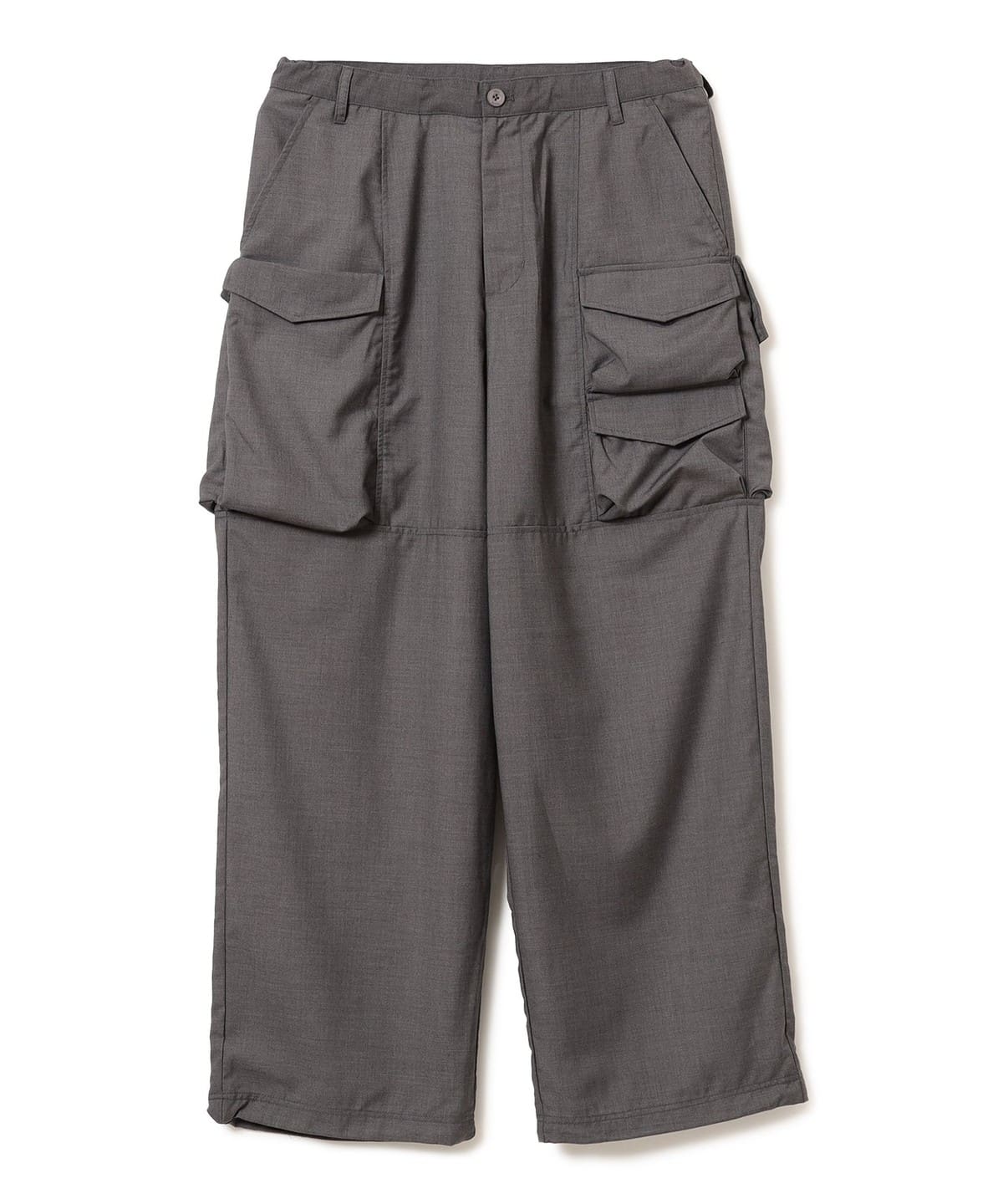 【別注】NULL / Outside Slacks パンツ MEN GREY S 【別注】NULL / Outside Slacks パンツ MEN GREY S