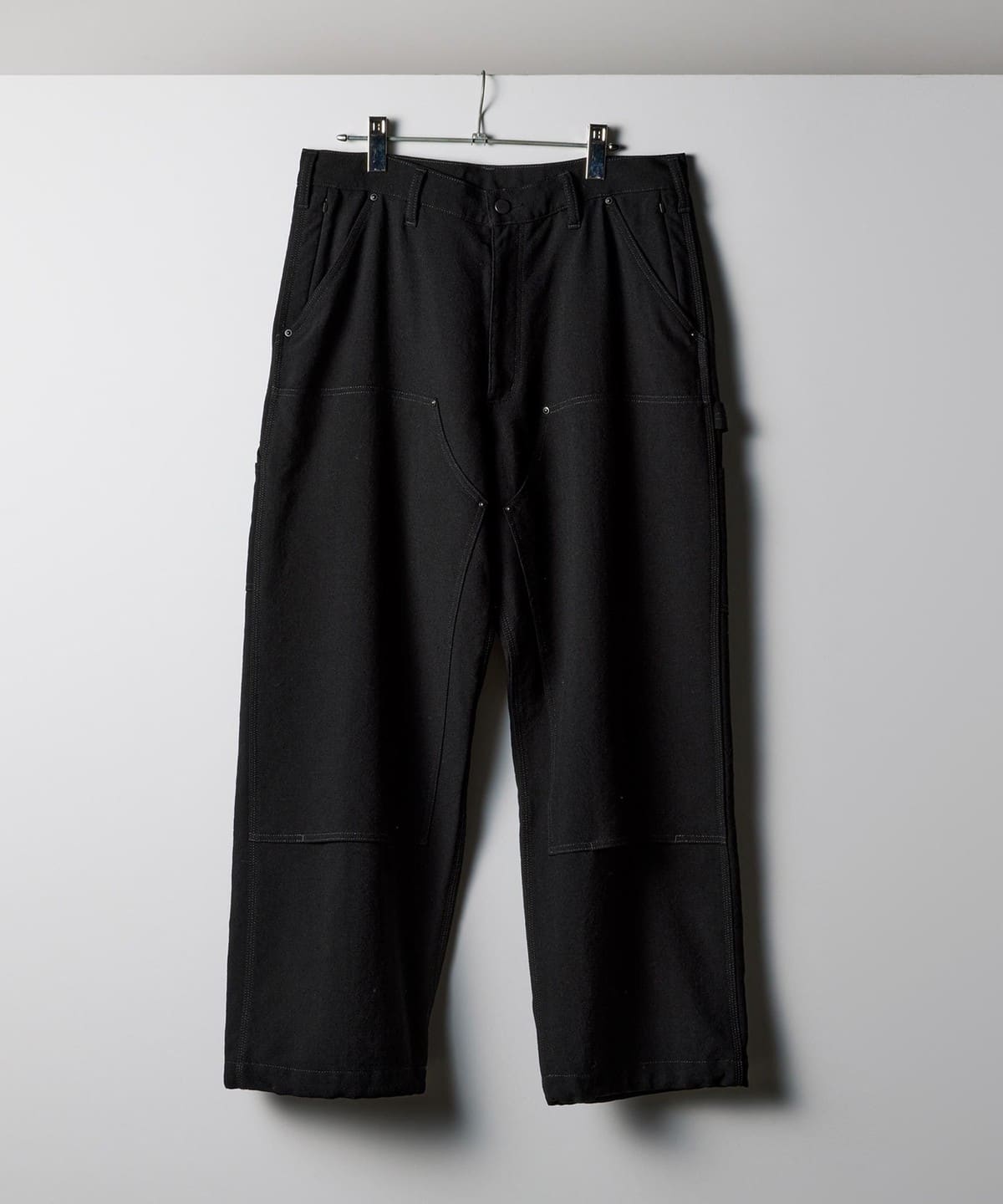 【ショップ限定】the A / Wool Duck Double Knee Pants パンツ MEN BLACK S 【ショップ限定】the A / Wool Duck Double Knee Pants パンツ MEN BLACK S