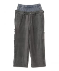 WOKE EDGE / Washed Fleece Layered Pants