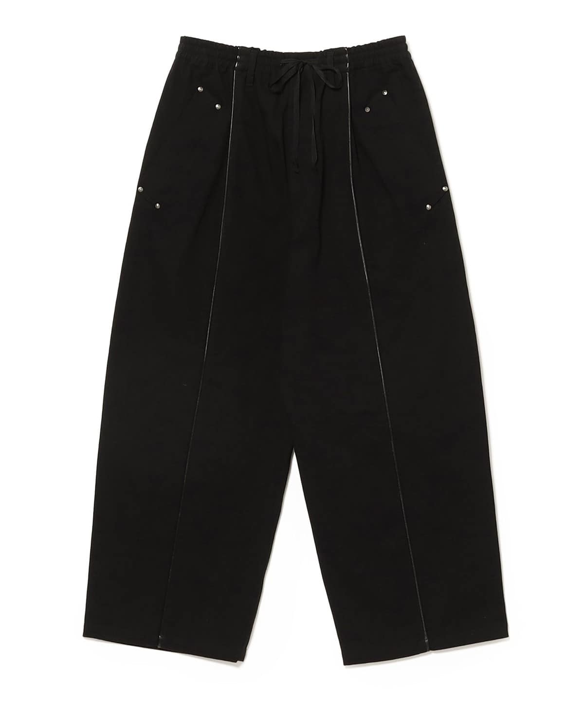 BEAMS（ビームス）ESSAY / Black Leather Rivet Denim（パンツ