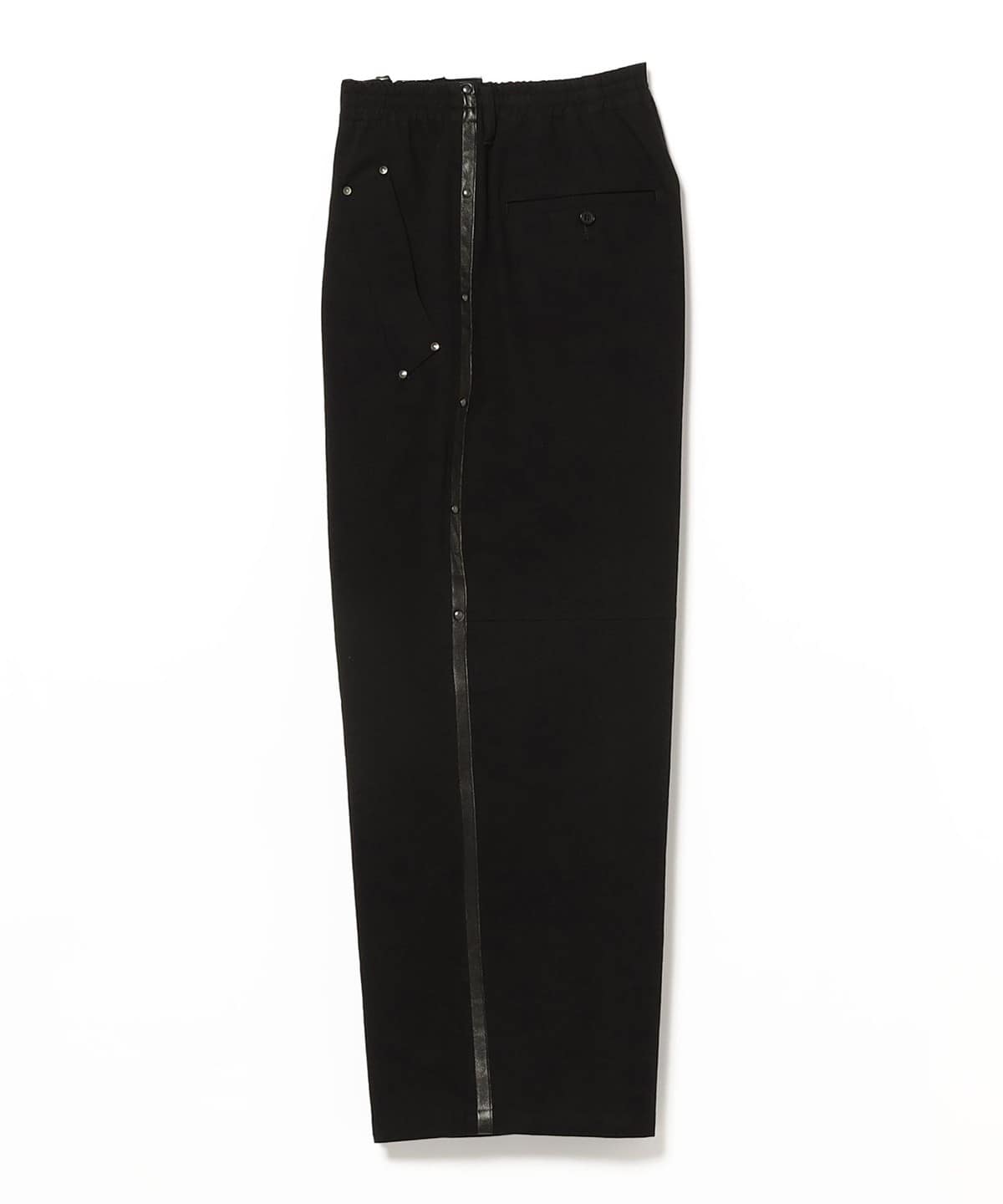 BEAMS（ビームス）ESSAY / Black Leather Rivet Denim（パンツ 