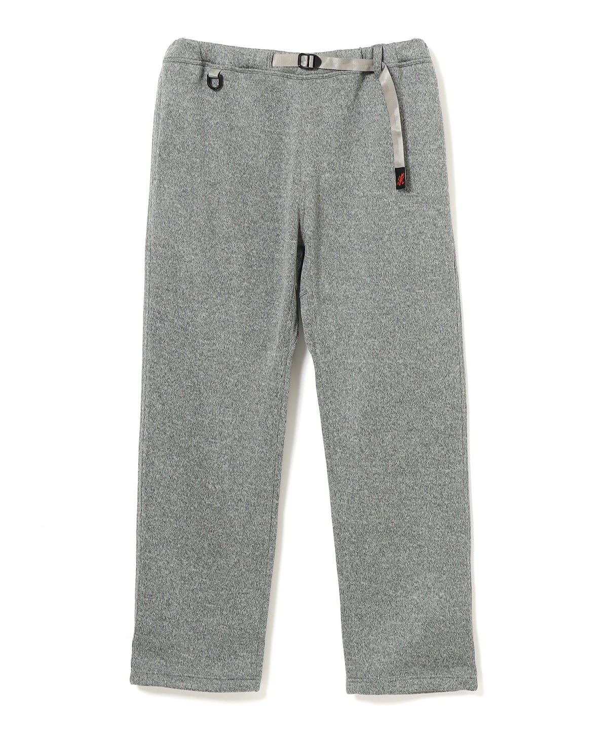GRAMICCI BEAMS 別注 フリースパンツ グレー L BEAMS（ビームス）【別注】Gramicci / ボンディング ニット フリース