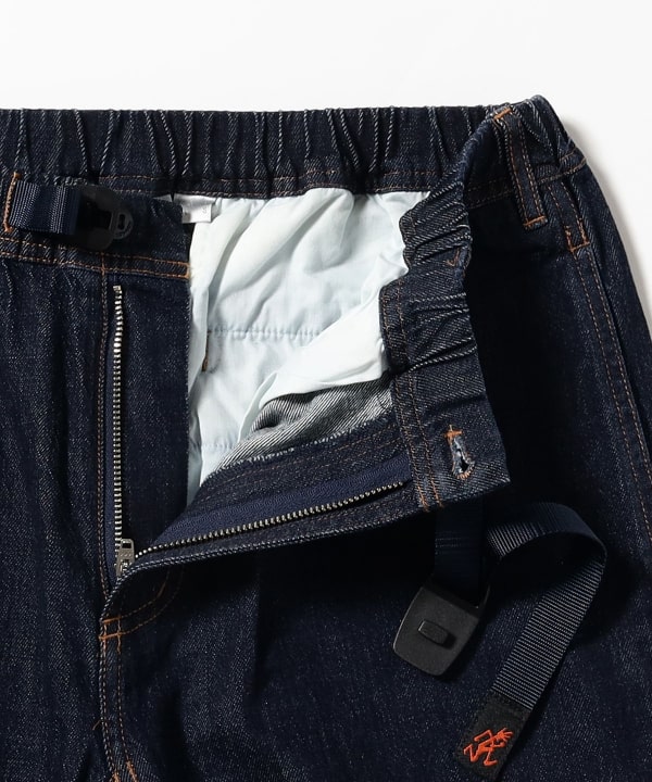 【別注】Gramicci / コーデュラ デニム パンツ 26FW 片手で簡単に調整できるベルト