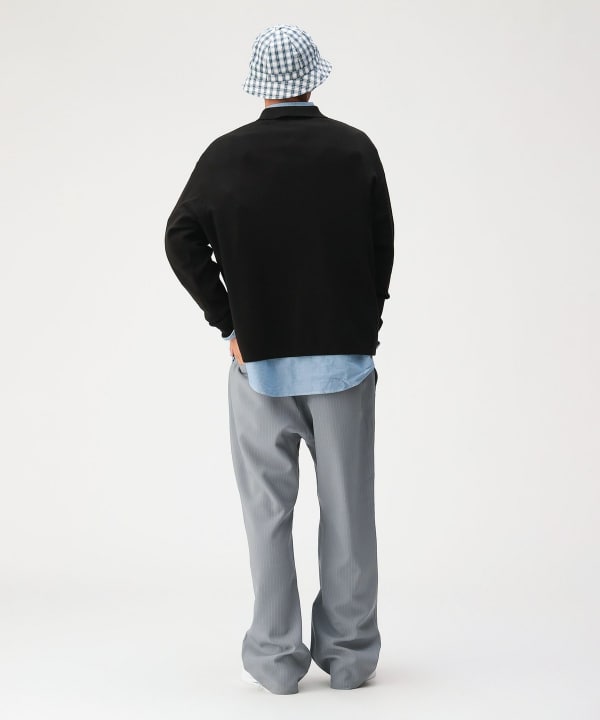 【別注】Gramicci / ピンストライプ パンツ Model：179cm Size：L