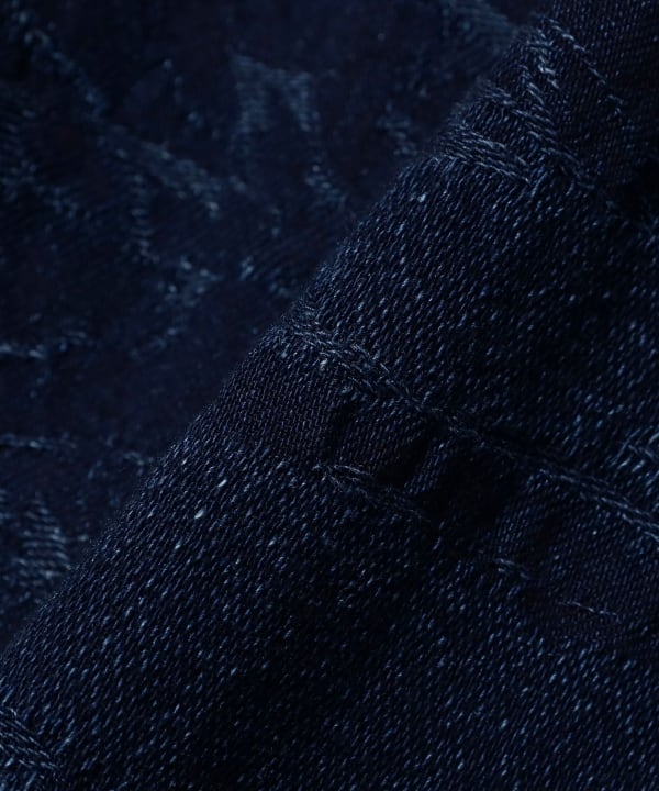 INDIGO JACQUARD OVER PANTS