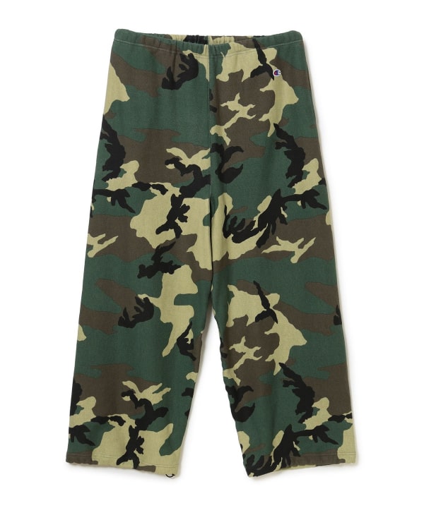 【+10%ポイントUP】【別注】Champion / リバースウィーブ（R）カモ ワイド パンツ