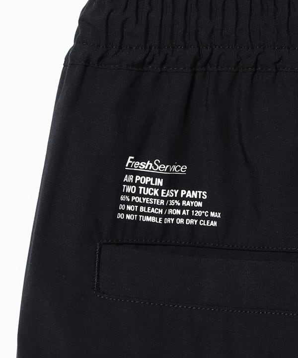 FreshService / AIR POPLIN TWO TUCK EASY PANTS