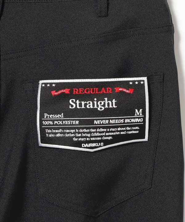 DAIRIKU / Straight Pressed Pants