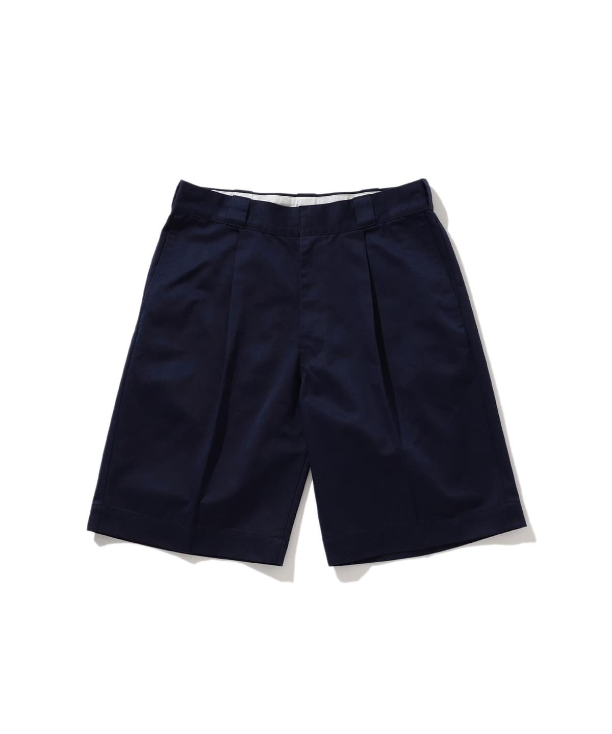 1プリーツ ショーツ パンツ MEN NAVY S 1プリーツ ショーツ パンツ MEN NAVY S