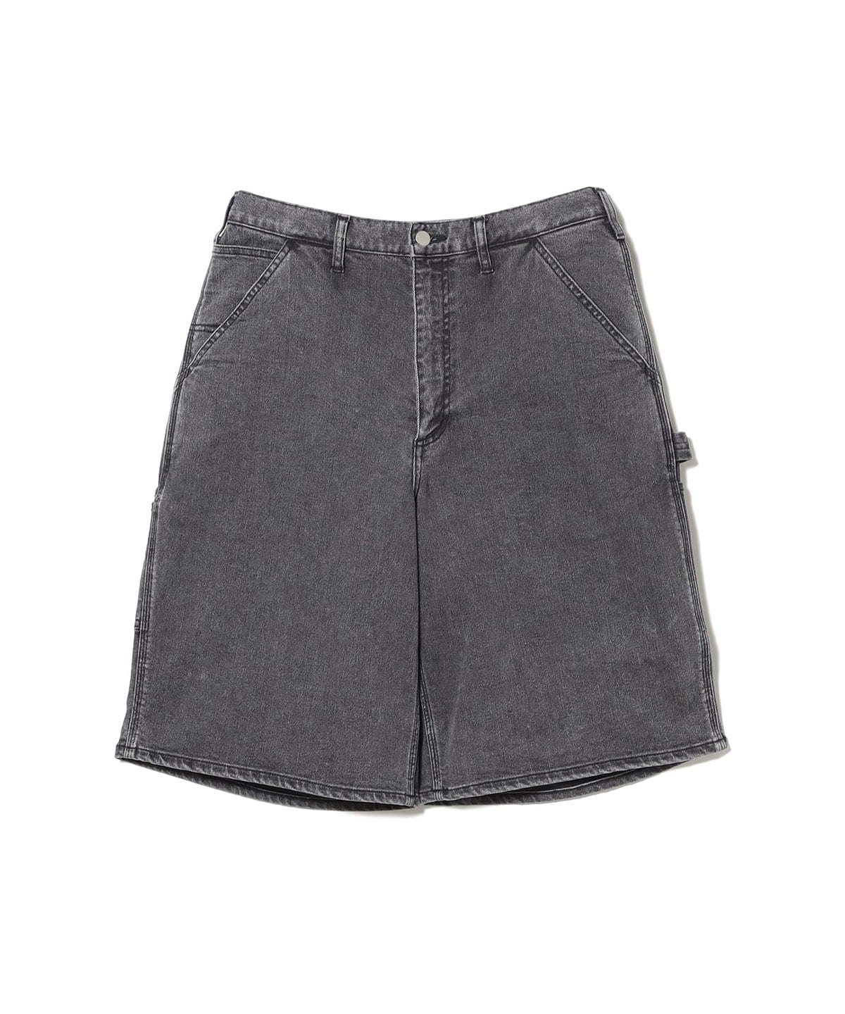 MONSTER STRETCH DENIM PAINTER SHORTS パンツ MEN USED BLACK S MONSTER STRETCH DENIM PAINTER SHORTS パンツ MEN USED BLACK S