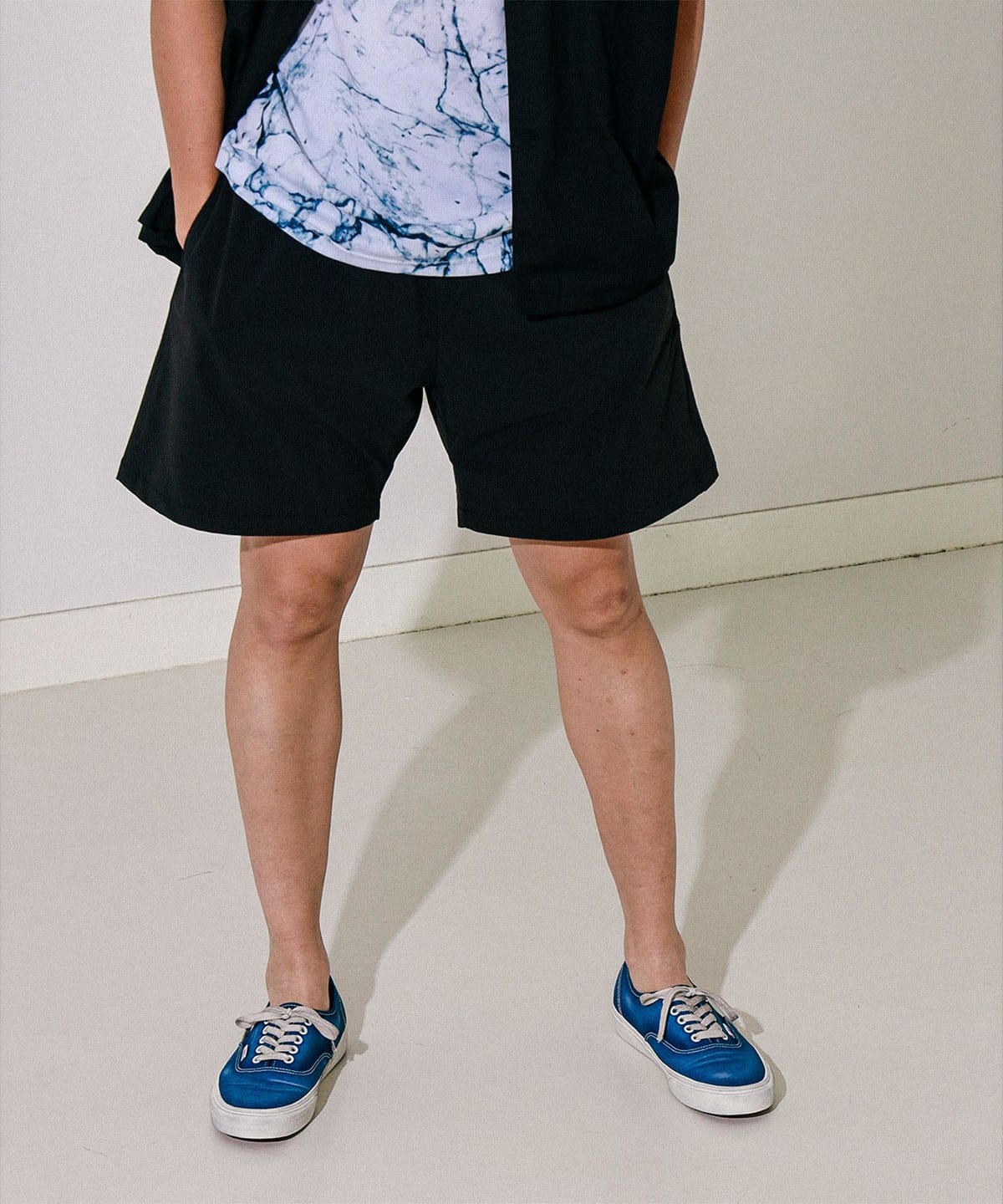 撥水 アクティブ ショーツ パンツ MEN BLACK S 撥水 アクティブ ショーツ パンツ MEN BLACK S