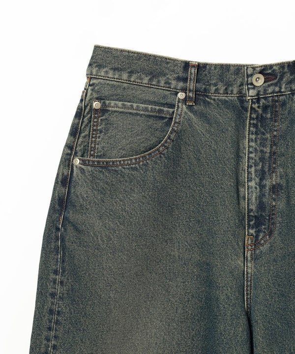 BEAMS FUTURE ARCHIVE / CRUSH DENIM SHORTS (pants BEAMS denim pants) for  sale | BEAMS