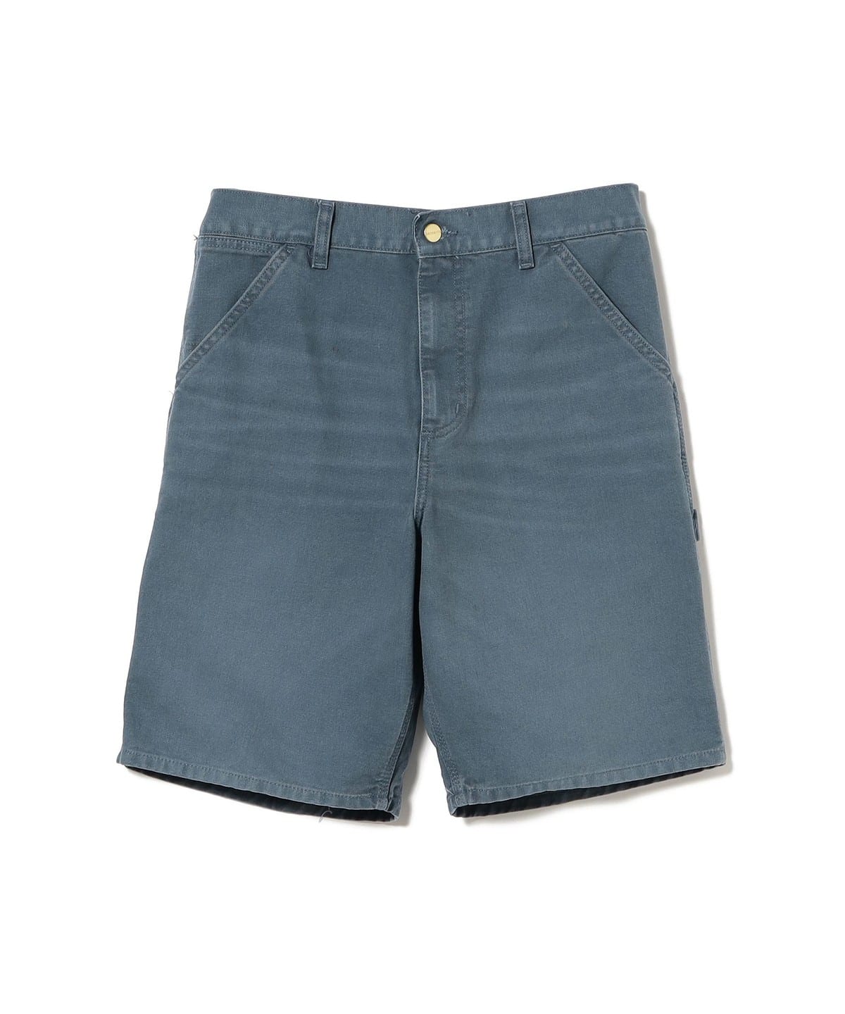 CARHARTT カーハート / SINGLE KNEE SHORT パンツ MEN Dusky Blue:stone canvas 32 CARHARTT カーハート / SINGLE KNEE SHORT パンツ MEN Dusky Blue:stone canvas 32