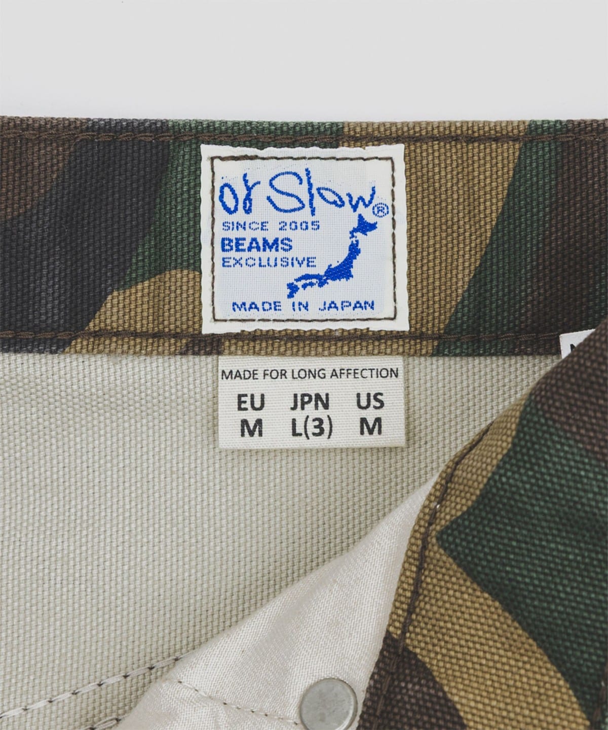 BEAMS（ビームス）【別注】orslow / 100 super dad woodland
