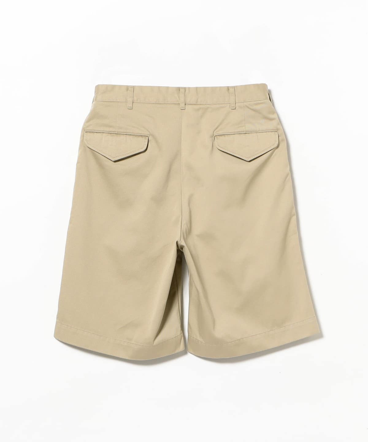 新品　サイズ30（Mサイズ位）ナナミカ　日本製　チノショートパンツ　ベージュ BEAMS（ビームス）nanamica / Double Pleated Chino Shorts（パンツ