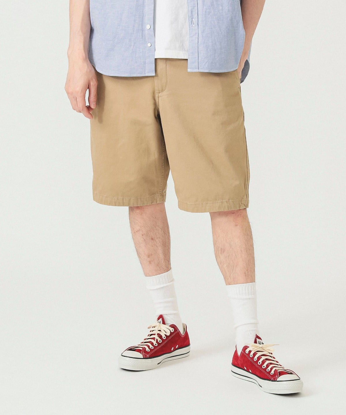 【6/25新規値下げ】ベーシック チノショーツ パンツ MEN BEIGE M 【6/25新規値下げ】ベーシック チノショーツ パンツ MEN BEIGE M