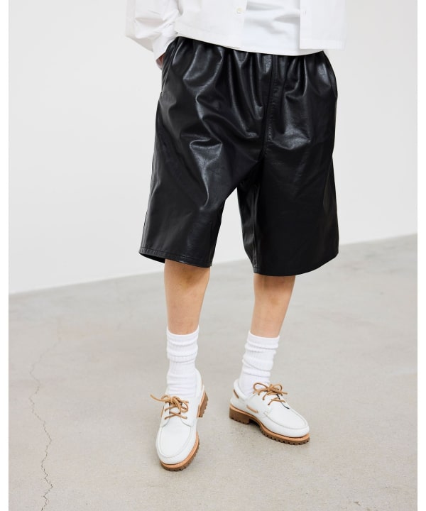 BEAMS（ビームス）Leather Shorts（パンツ ショートパンツ）通販｜BEAMS