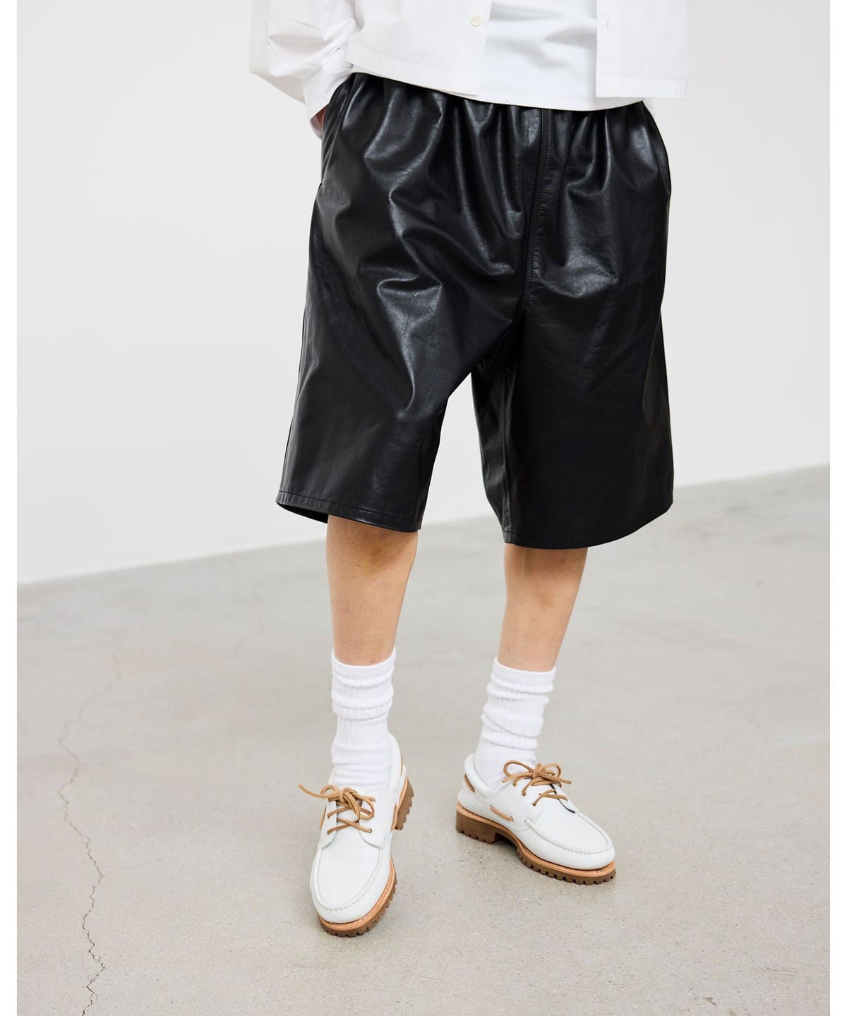 BEAMS（ビームス）Leather Shorts（パンツ ショートパンツ）通販｜BEAMS