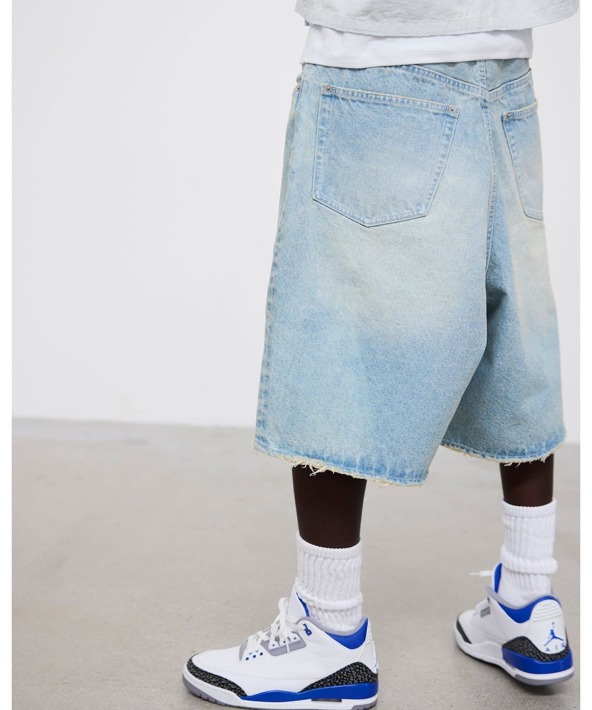 BEAMS ダメージ加工 ショートパンツ XL BEAMS ダメージ加工 ショートパンツ XL