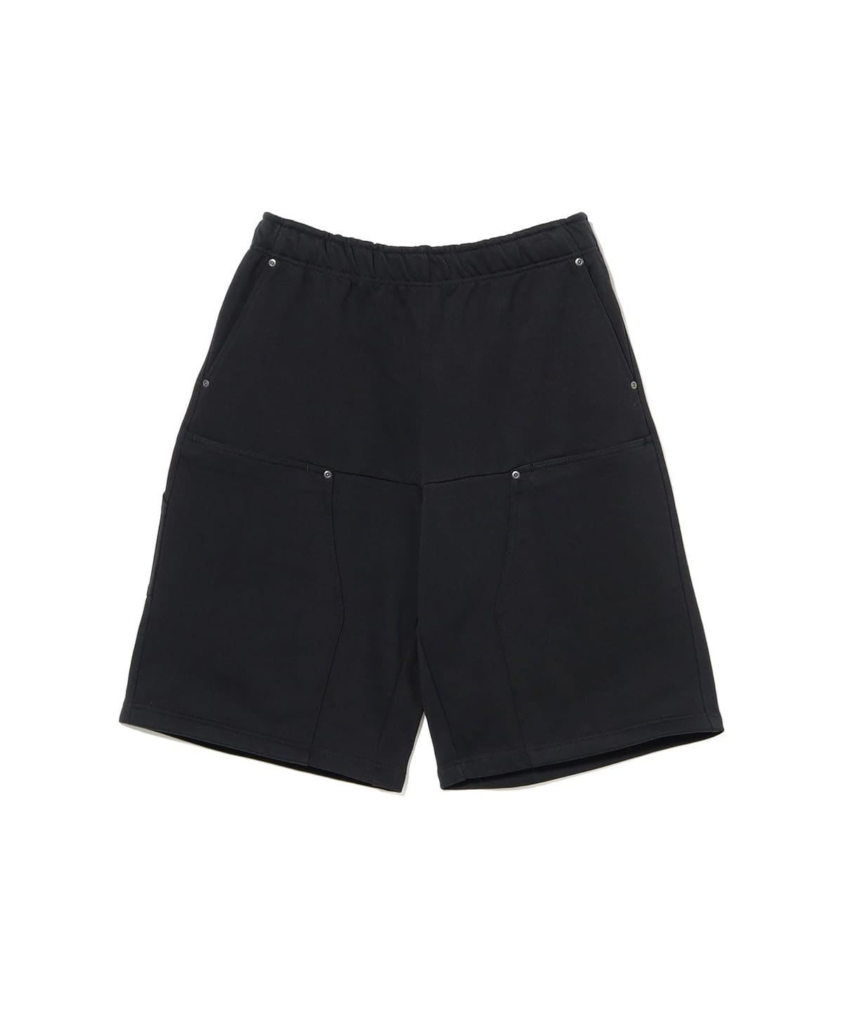 【別注】NULL TOKYO ヌル トウキョウ / SWEAT W-KNEE SHORTS パンツ MEN BLACK M 【別注】NULL TOKYO ヌル トウキョウ / SWEAT W-KNEE SHORTS パンツ MEN BLACK M