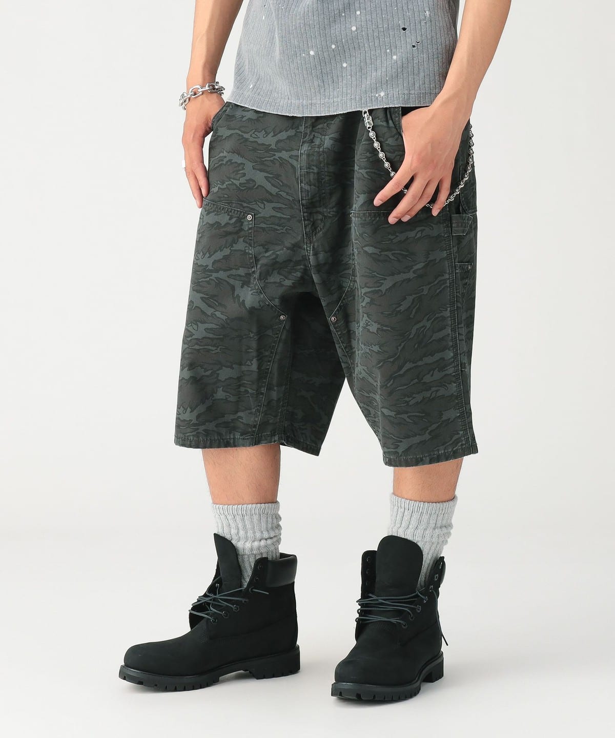 BEAMS（ビームス）Print Double Knee Shorts（パンツ ショートパンツ