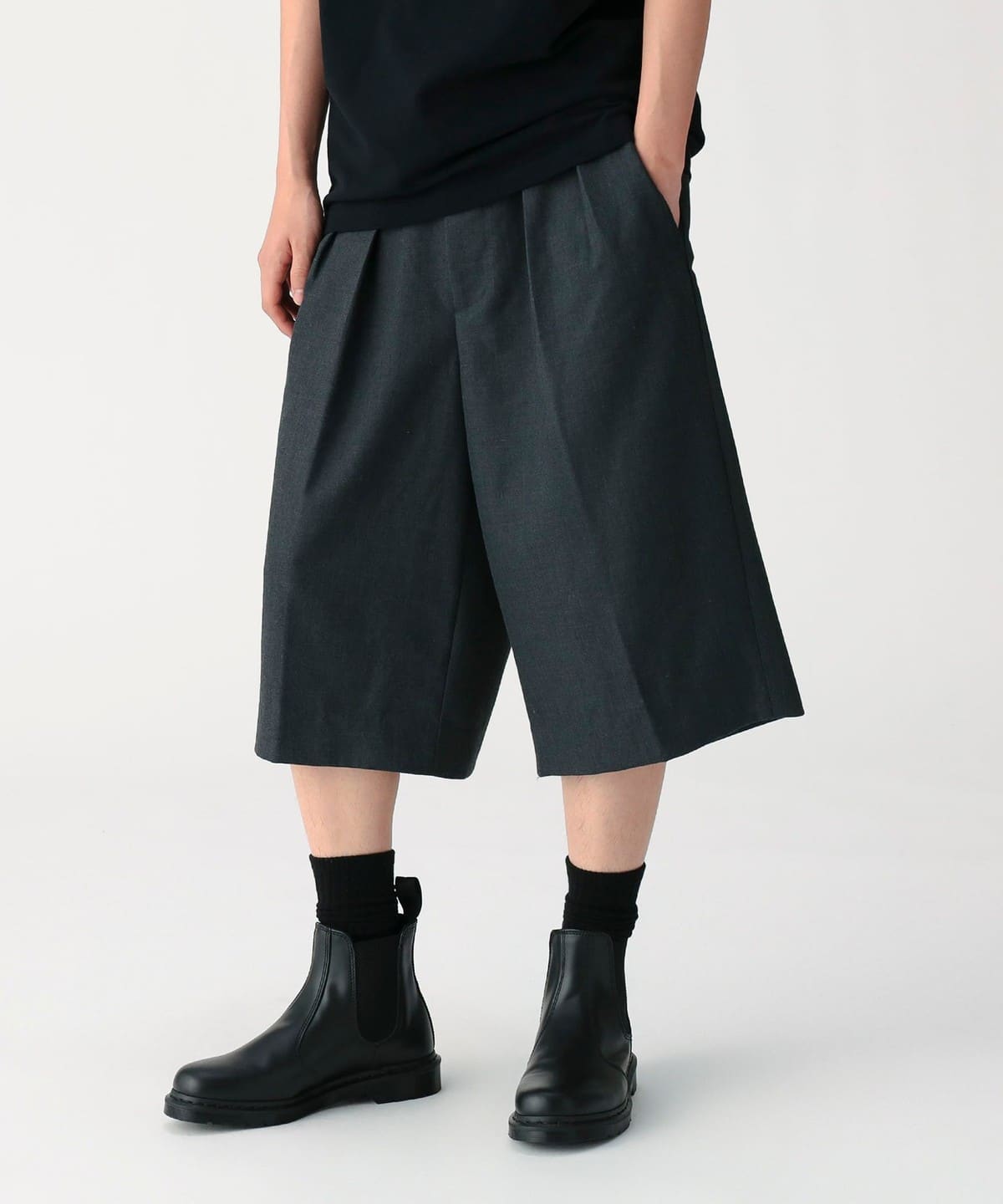 Ssz beams 23AW nylonストレッチサルエルパンツ　サイズS Linen Bamboo Chambray サルエルパンツ | ITEM | Vlas blomme