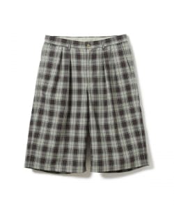 タータンチェック ショートパンツ【ワイドストレートフィット】