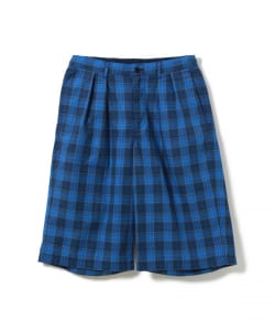 タータンチェック ショートパンツ【ワイドストレートフィット】