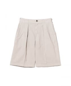 FARAH / Garment Dye Pin Tuck Wide Shorts
