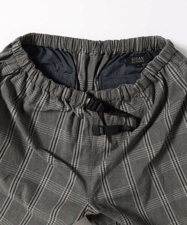 【8/6再値下げ】SEDAN ALL-PURPOSE / Cotton Linen Plaid Shorts