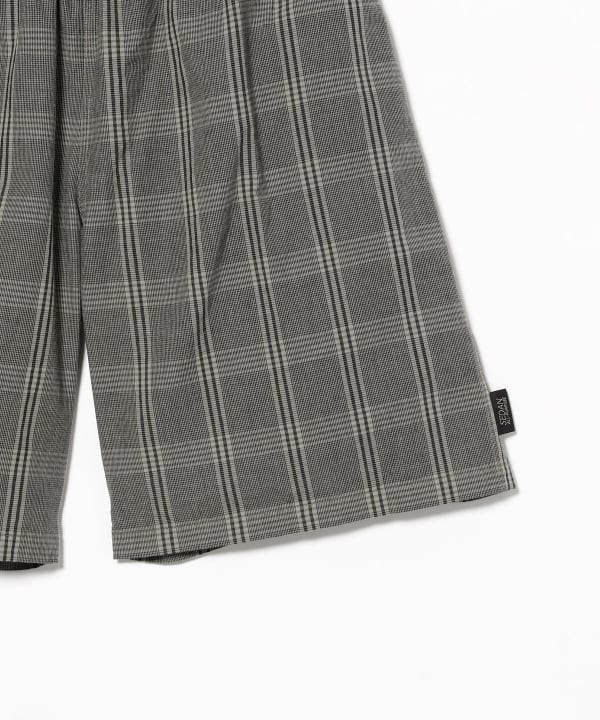 【8/6再値下げ】SEDAN ALL-PURPOSE / Cotton Linen Plaid Shorts