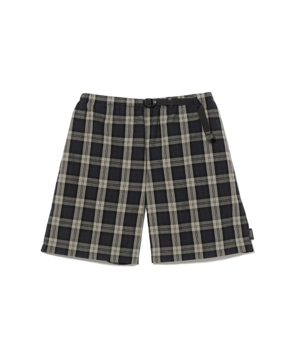 【8/6再値下げ】SEDAN ALL-PURPOSE / Cotton Linen Plaid Shorts