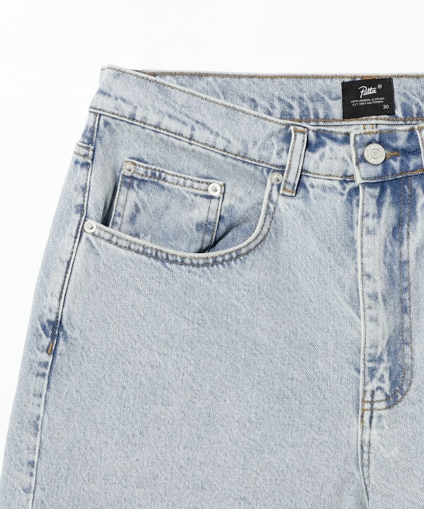 PATTA / Light Wash Denim Shorts