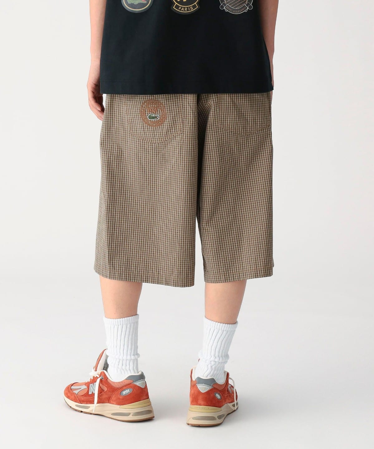 BEAMS（ビームス）【別注】LACOSTE / チェック ショーツ（パンツ