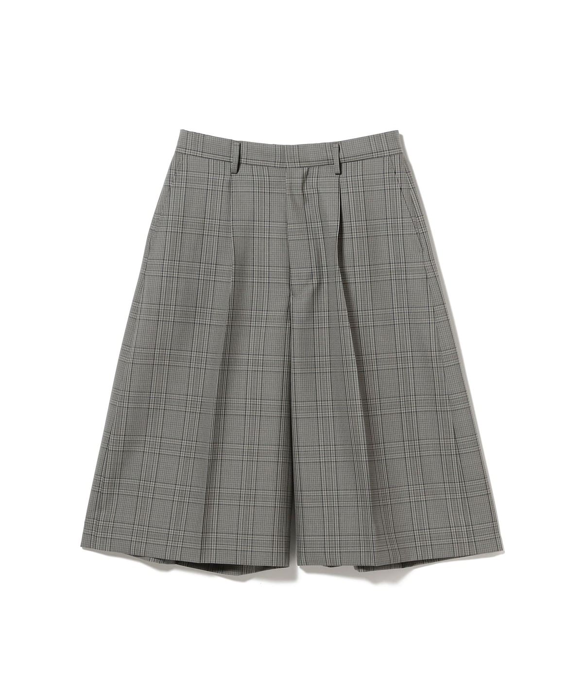 INSCRIRE �A���X�N���A / Wool Check Half Pants �p���c MEN - 3