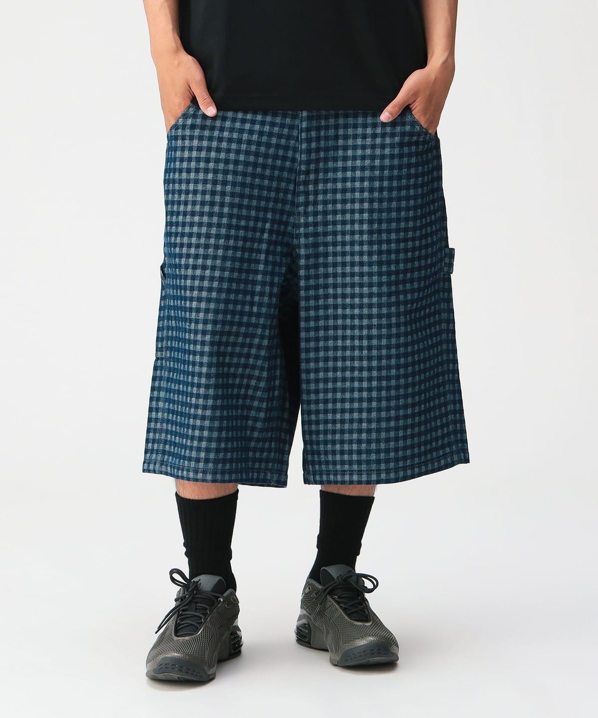 BEAMS（ビームス）【別注】NULL TOKYO / CHECK DENIM SHORTS（パンツ