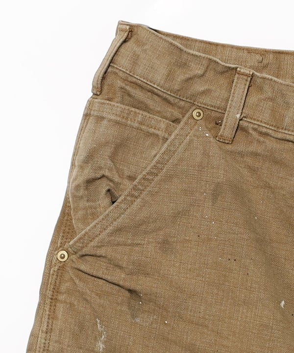 【別注】BOW WOW / Double Knee Duck Cut-off Shorts-Khaki
